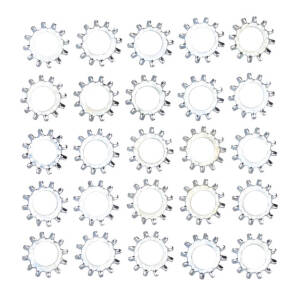 Zinc ext. lockwasher, #4 - 25 pack | Lieferumfang: Nur ein Teil des abgebildeten Artikels.
