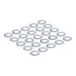 Zinc ext. lockwasher, 1/4 inch - 25 pack | Lieferumfang: Nur ein Teil des abgebildeten Artikels.