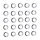 Chrome lockwasher, 1/2 inch - 25 pack | Lieferumfang: Nur ein Teil des abgebildeten Artikels.