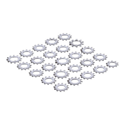 Chrome int. lockwasher, 5/16 inch - 25 pack | Lieferumfang: Nur ein Teil des abgebildeten Artikels.