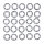 Chrome ext. lockwasher, #12 - 25 pack | Lieferumfang: Nur ein Teil des abgebildeten Artikels.