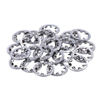 Chrome ext. lockwasher, 1/4 inch - 25 pack | Lieferumfang: Nur ein Teil des abgebildeten Artikels.