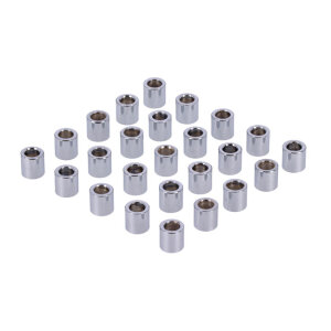 Chrome spacers - 25 pack | Lieferumfang: Nur ein Teil des abgebildeten Artikels.