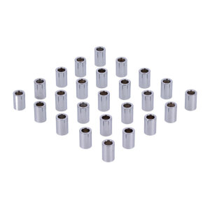 Chrome spacers - 25 pack | Lieferumfang: Nur ein Teil des abgebildeten Artikels.