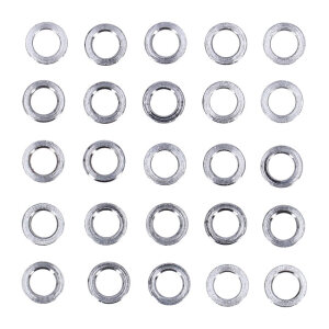 Chrome spacers - 25 pack | Lieferumfang: Nur ein Teil des abgebildeten Artikels.