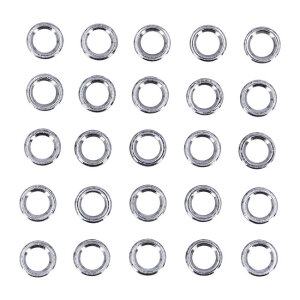 Chrome spacers - 25 pack | Lieferumfang: Nur ein Teil des abgebildeten Artikels.
