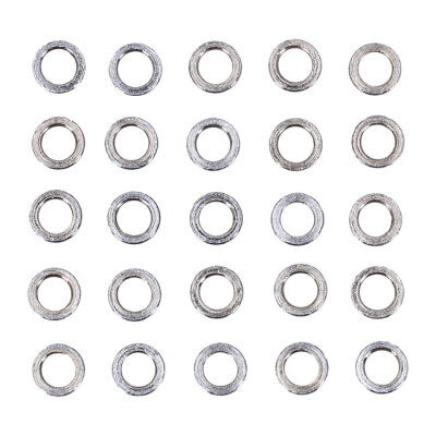 Chrome spacers - 25 pack | Lieferumfang: Nur ein Teil des abgebildeten Artikels.