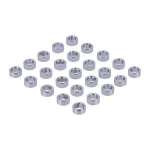 Chrome spacers - 25 pack | Lieferumfang: Nur ein Teil des abgebildeten Artikels.