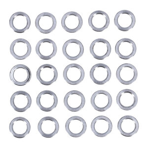 Chrome spacers - 25 pack | Lieferumfang: Nur ein Teil des abgebildeten Artikels.