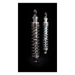 Bitubo, WME dual shock absorber set. Chrome. 356mm