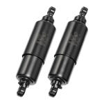Bitubo, WME dual shock absorber set. Black SC. 306mm