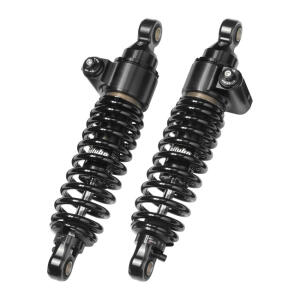 ** Bitubo, WME dual shock absorber set. Black. 306mm