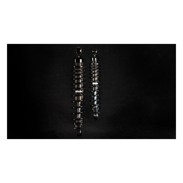 ** Bitubo, WME dual shock absorber set. Black. 321mm