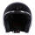 13 1/2 Skull bucket helmet black Size S