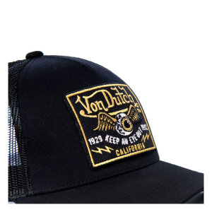 Von Dutch Heritage cap square patch eyes gold/black One size fits most