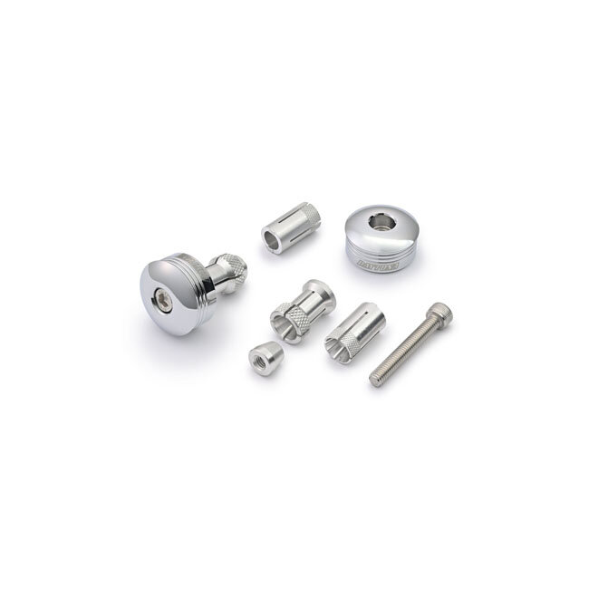 Daytona, bar end mirror adaptor set. Chrome
