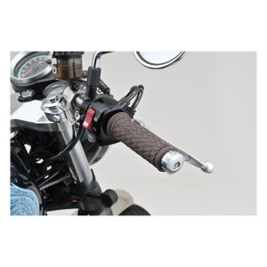 Daytona, bar end mirror adaptor set. Chrome