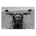 Killer Custom, Black LED Headlight Kit V-Rod Night Ride