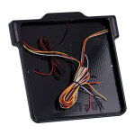 DMP, 3-1 license plate frame. 3.0 Italy. Gloss Black