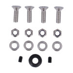 DMP, 3-1 license plate frame. 3.0 Italy. Gloss Black