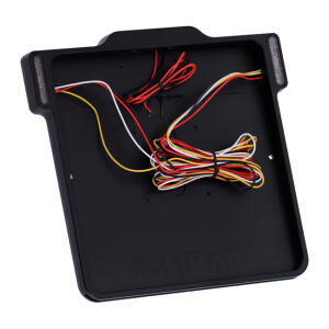 DMP, 3-1 license plate frame. 3.0 Italy. Matte Black