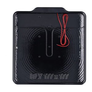 DMP, license plate frame with light 5.0 Italy. Gloss black