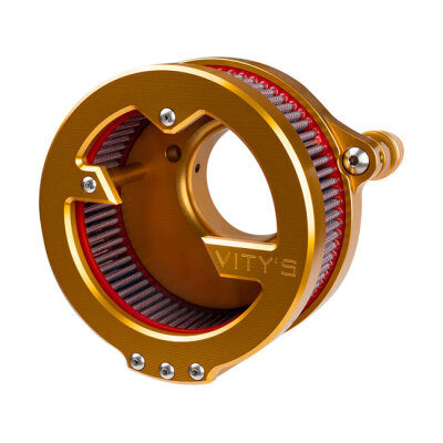 Vitys Design, Massive air cleaner assembly. Gold