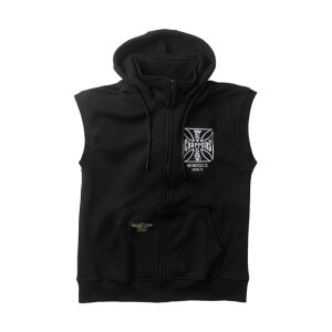 WCC OG ATX sleeveless zip hoodie black Size S