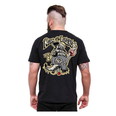 Lucky 13 King Of Losers t-shirt black  Size XL