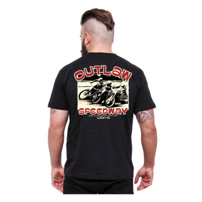 Lucky 13 Outlaw Speedway t-shirt black  Size M