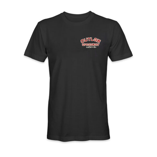 Lucky 13 Outlaw Speedway t-shirt black  Size L