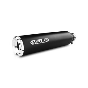 ** Miller, Omaha Euro 5 Slip-On mufflers. Matte Black