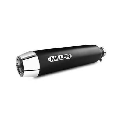 ** Miller, Omaha Euro 5 Slip-On mufflers. Matte Black