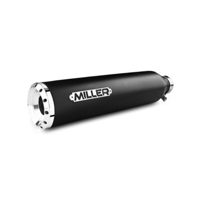 ** Miller, Omaha Euro 5 Slip-On mufflers. Matte Black