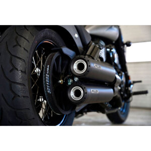 ** Miller, Omaha Euro 5 Slip-On mufflers. Matte Black