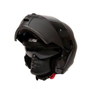 CLAW Travel Flip-up helmet matt black Size 2XL