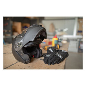 CLAW Travel Flip-up helmet matt black Size 2XL