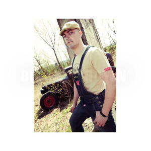 Rusty Pistons Bedford bib overall blue Size 34/34