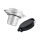 Motone BMW Airhead Monza Gas Cap Kit - Black Cap