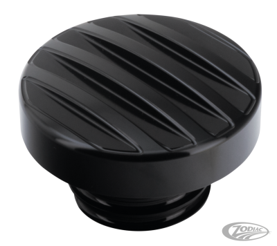GZP black ribbed screw in cap 82-e18