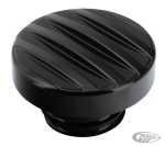 GZP black ribbed screw in cap 82-e18