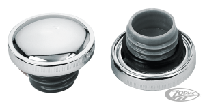 GZP Chrome Gas cap vented 85-e18 steel (DE)