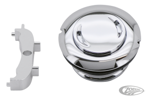 GZP Chr flushmount 1.5" gascap w/paintsv (DE)