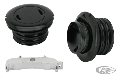 GZP Blk flushmnt 1.5" gascapset w/paints