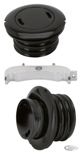 GZP Blk flushmnt 1.5" gascapset w/paints