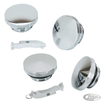 GZP Chr Pointed gascap & paint saver Set