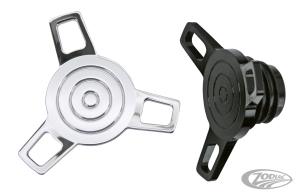 GZP Chrome cam style spinner cap vented