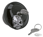 GZP Blk Skull lock gas cap 97-e18 vented