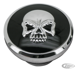 GZP Skull bk/chrome Gascap 97-e18 vented