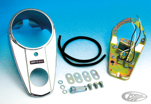 GZP Two light dash w/base plate Fat Bob